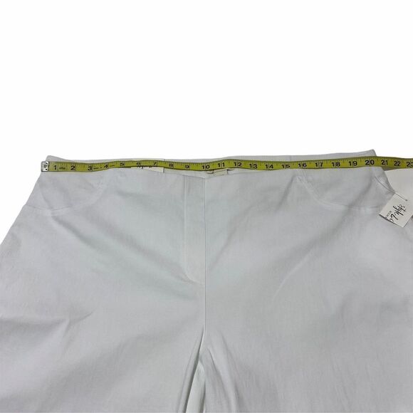 Style & Co White Mid Rise Comfort Waist Capris 22W - Picture 4 of 11
